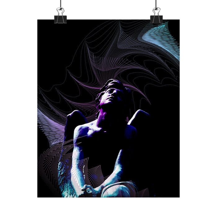 Skybound Poster - Surreal Cloudscape Vertical Art Print