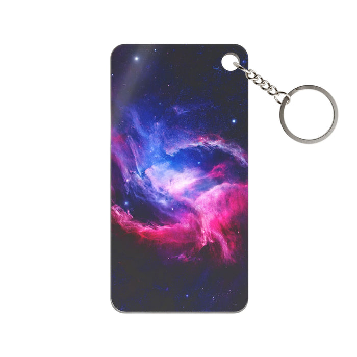 Light Nebula Keychain - Cosmic Cloud Acrylic Charm