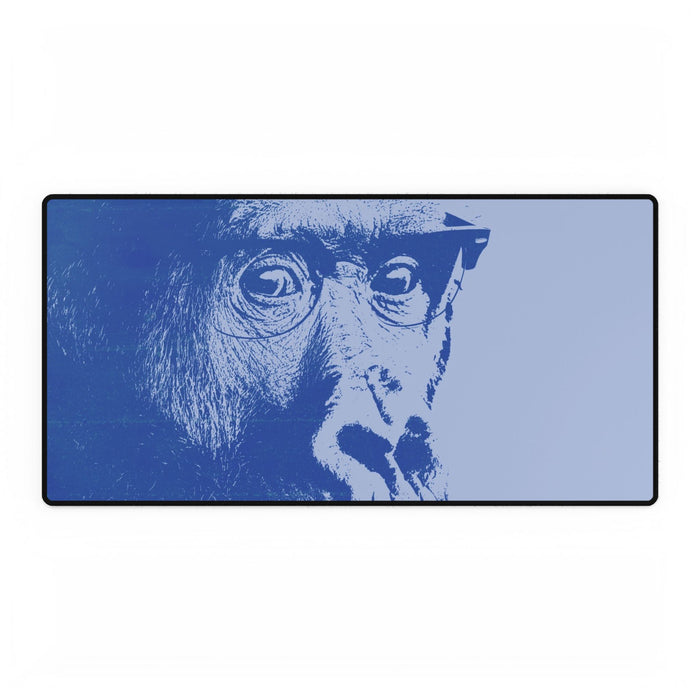 Educated Gorilla Desk Mat - Reading Book Mouse Pad by Kiyo Arts