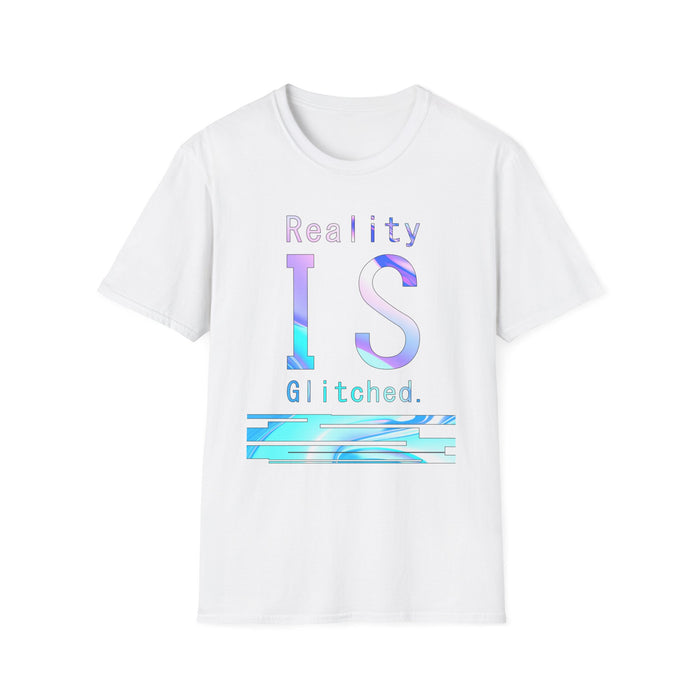 Reality Is Glitched Graphic Tee - Grunge Glitch Aesthetic Shirt