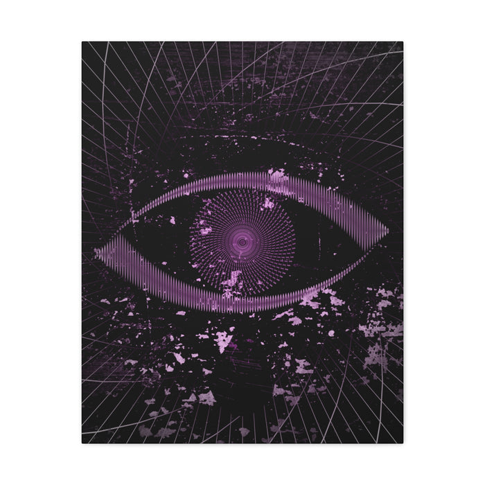 Eye of the Lost Cosmic Canvas Art - Mystical Third-Eye Galaxy Decor