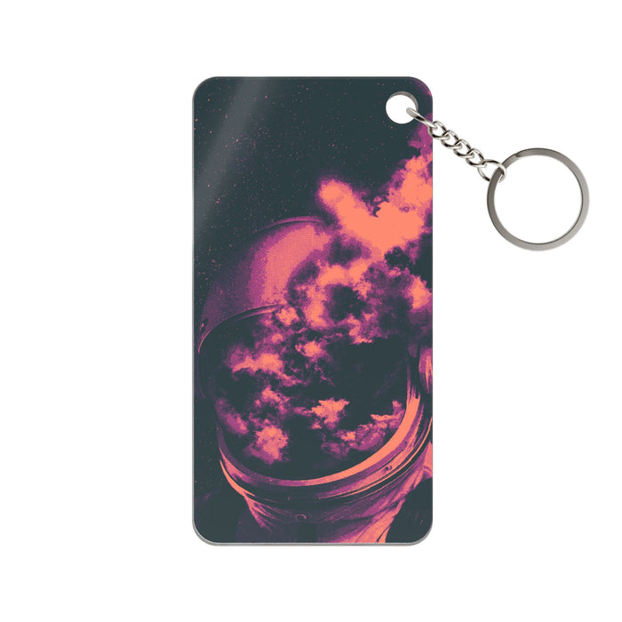 Vapor Astronaut In The Clouds Acrylic Charm Keychain