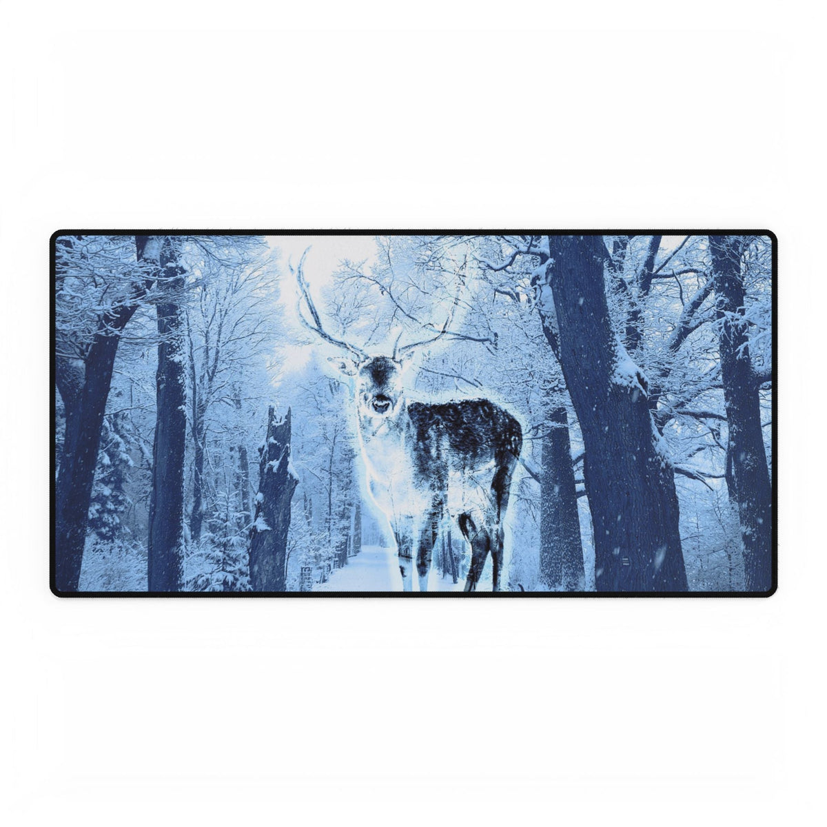 Christmas gifts for gamers: Cosmic Deer mouse pad by Kiyo Arts