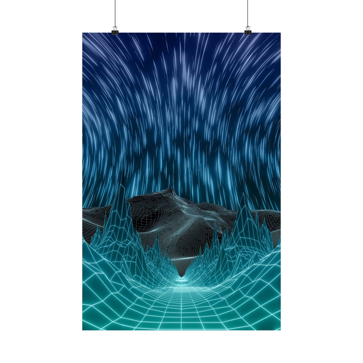 Cyber Wave Escape: A Closer Look at the Artwork