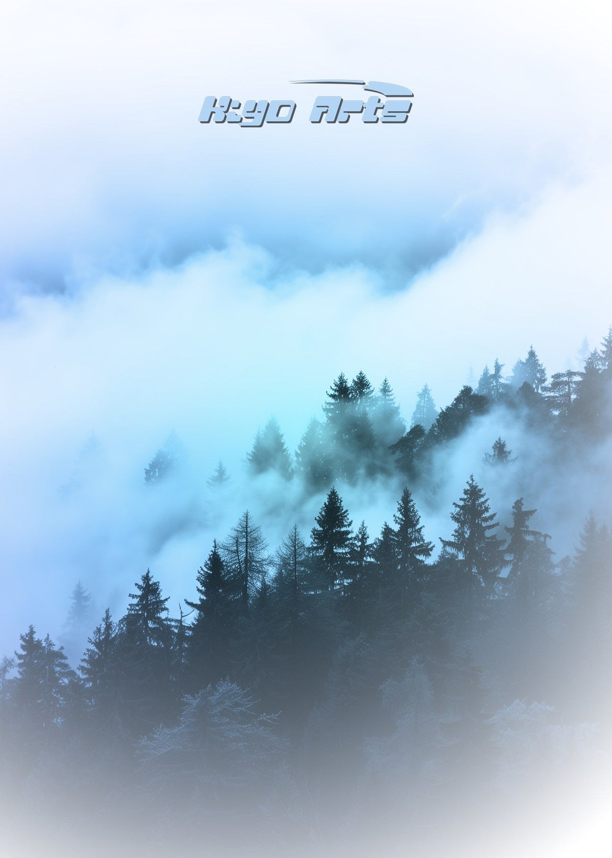Blue Mountain Fog artwork by Kiyo Arts