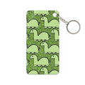 Dino Rampage Keychain - Dinosaur Art Acrylic Charm