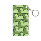 Dino Rampage Keychain - Dinosaur Art Acrylic Charm