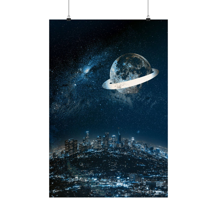 Starlight City Matte Poster Print