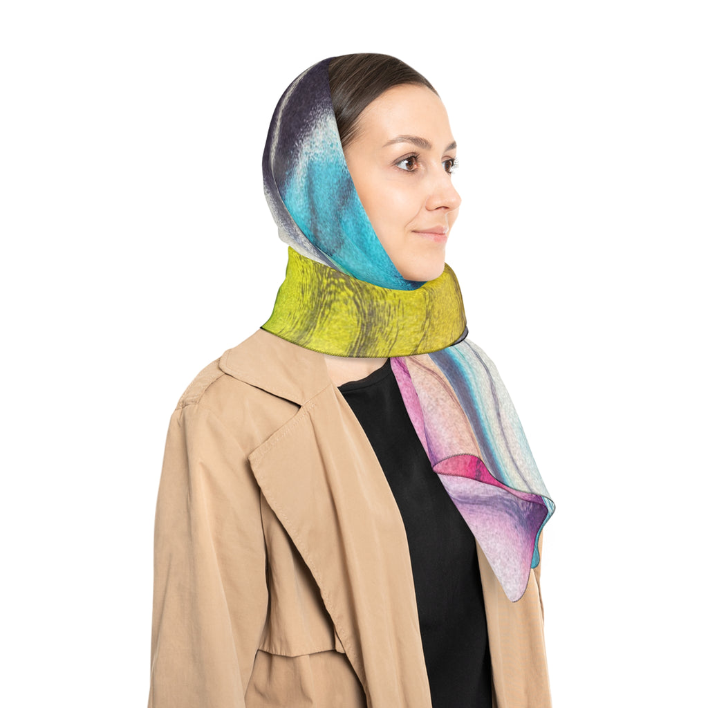 TieDye Night Scarf - Psychedelic Swirl Colors Shawl