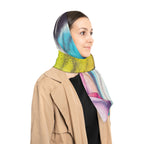 TieDye Night Scarf - Psychedelic Swirl Colors Shawl