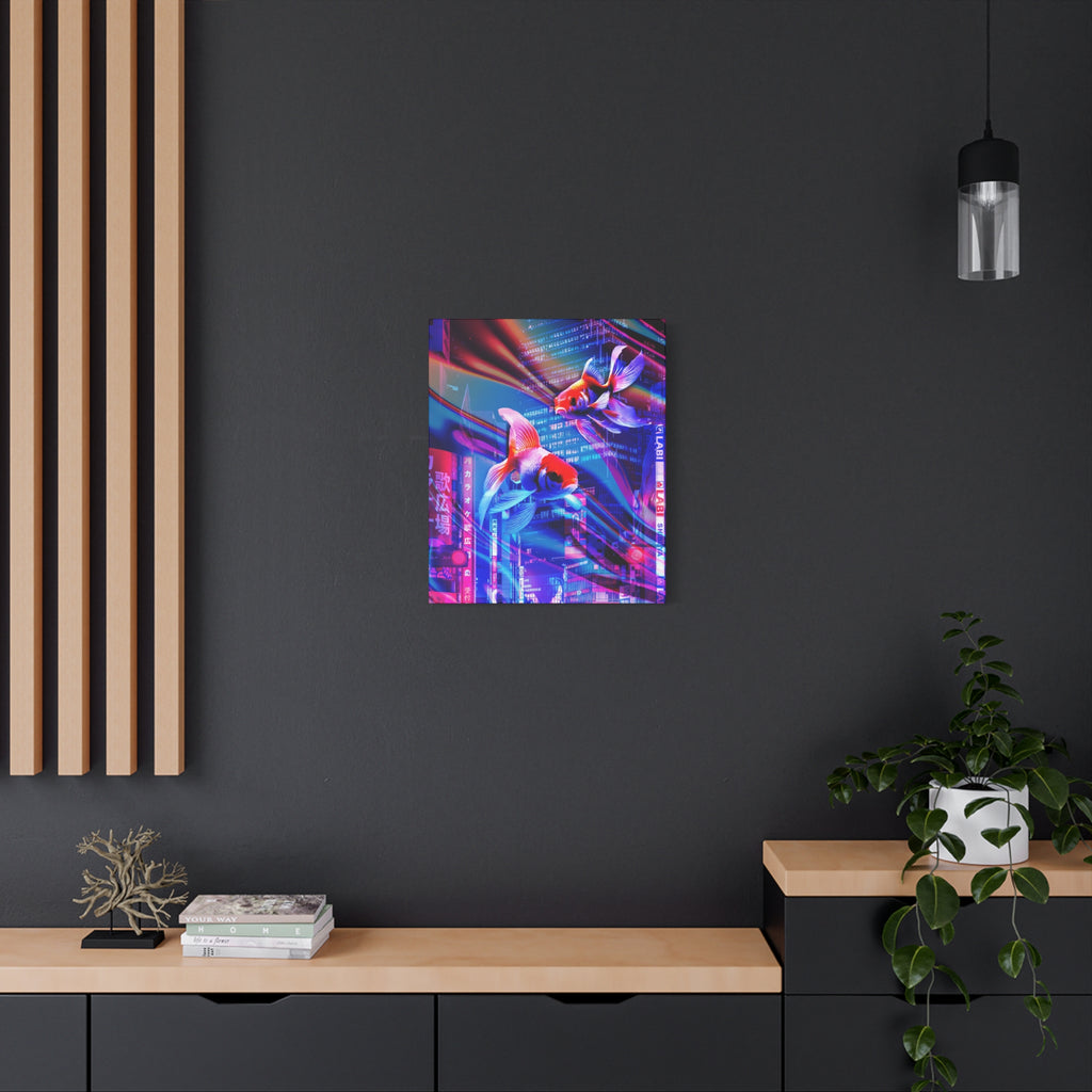 Japanese City Punk Special Edition Canvas Wall Art - Neon Japan Street