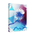 Geometry Portal Canvas Wall Art - Abstract Geometric Sci-Fi Decor