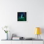 Snake Bite Framed Poster - Caution-Theme Serpent Wall Art