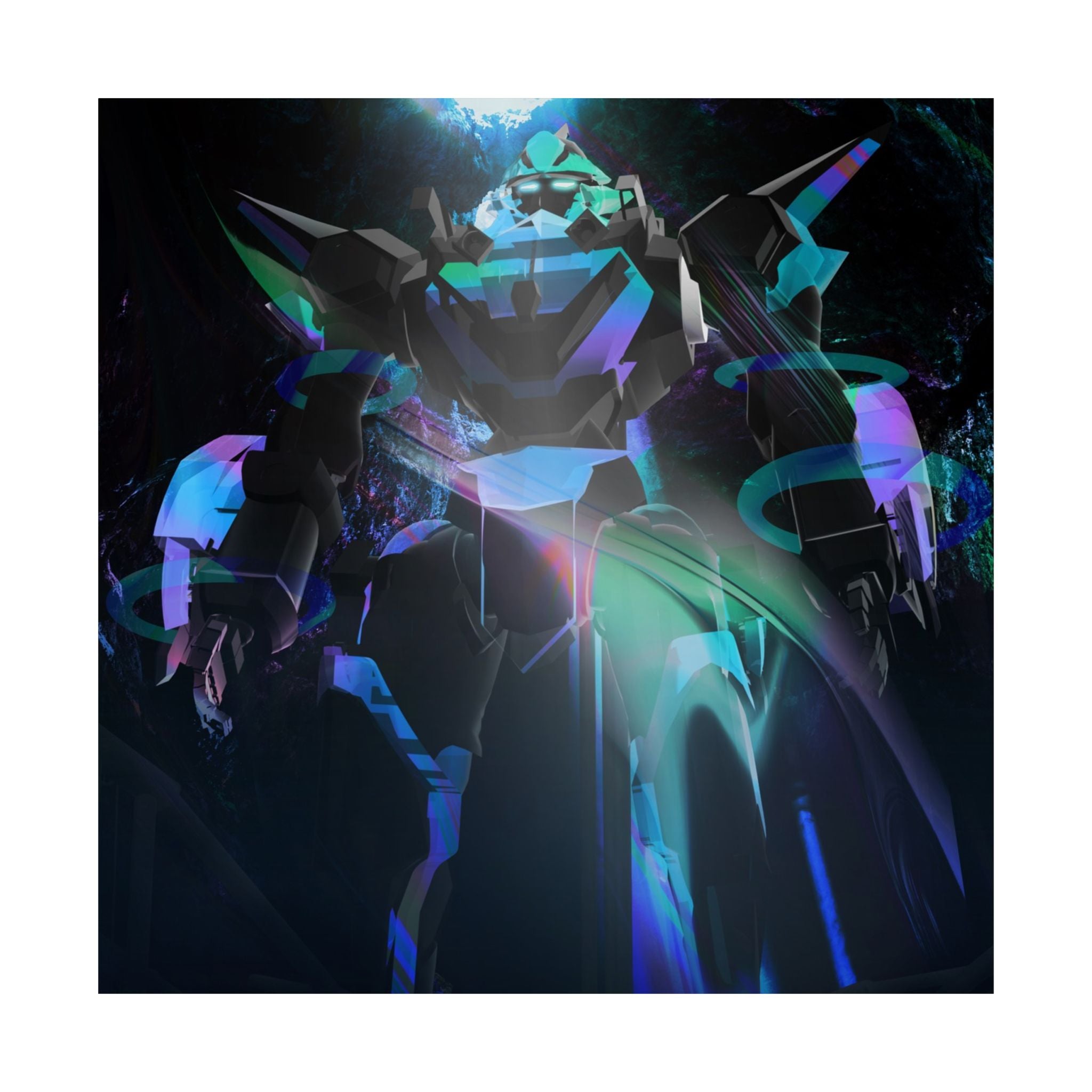 Top Secret Mech Matte Vertical Poster | Vibrant Colors & Stunning Design | Perfect for Men, Kids, and Anime Fans