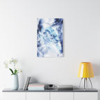Blue Sky Dragon Canvas Wall Art - Celestial Fantasy Decor
