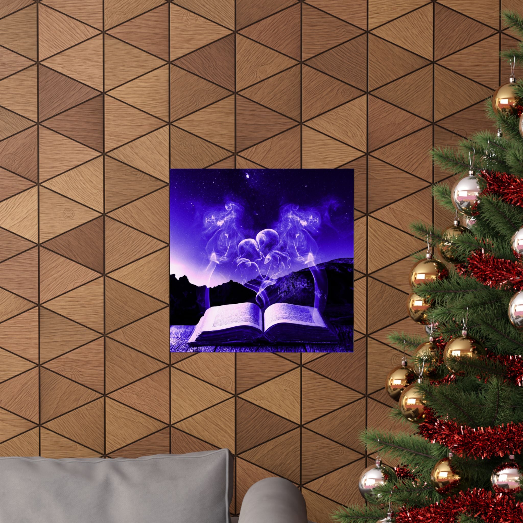 Magic Book Love Spell Poster Print - Witchy Fantasy Art