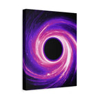 Neon Wave Horizon Canvas Wall Art - Retro 80s Cyberpunk Sunset