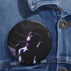 Skybound Pin - Fantasy Cloudscape Art Button