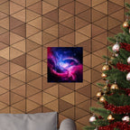 Light Nebula Poster Print - Cosmic Cloud Space Art