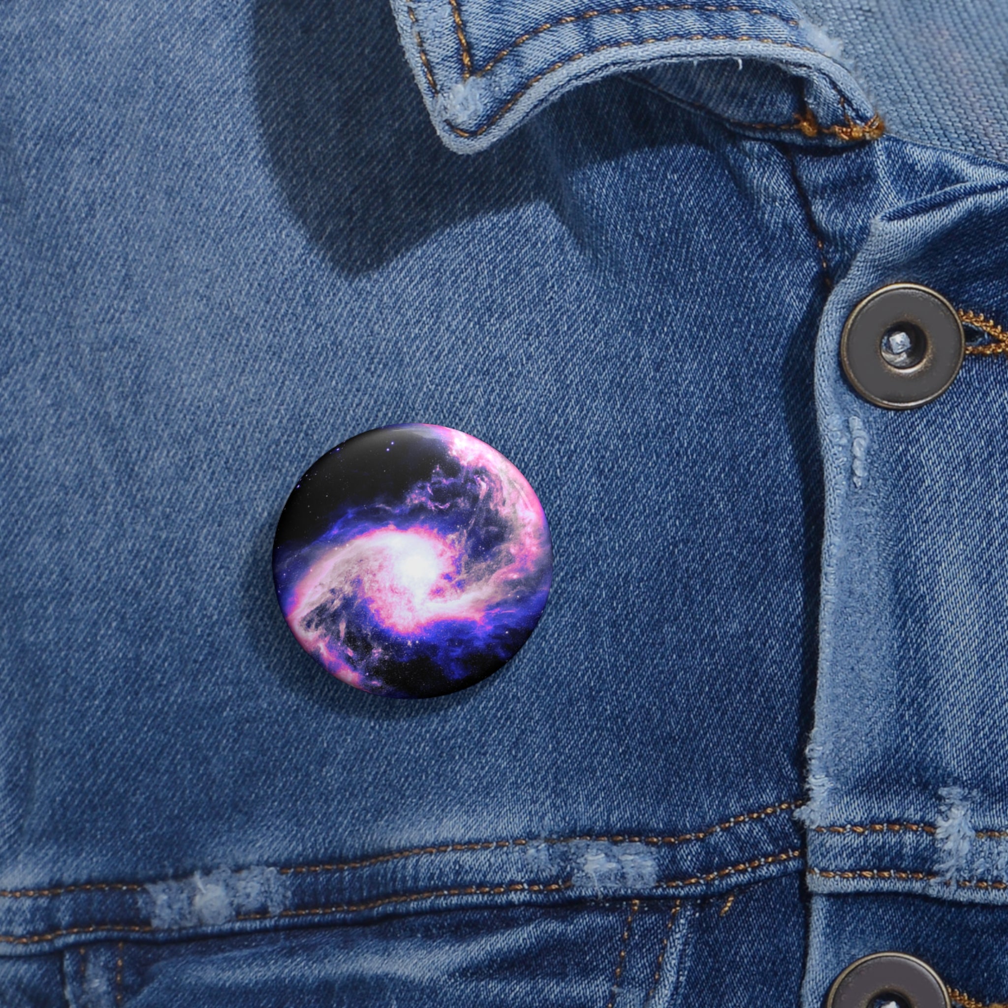 Star Formation Cosmic Space Nebula Art Pin