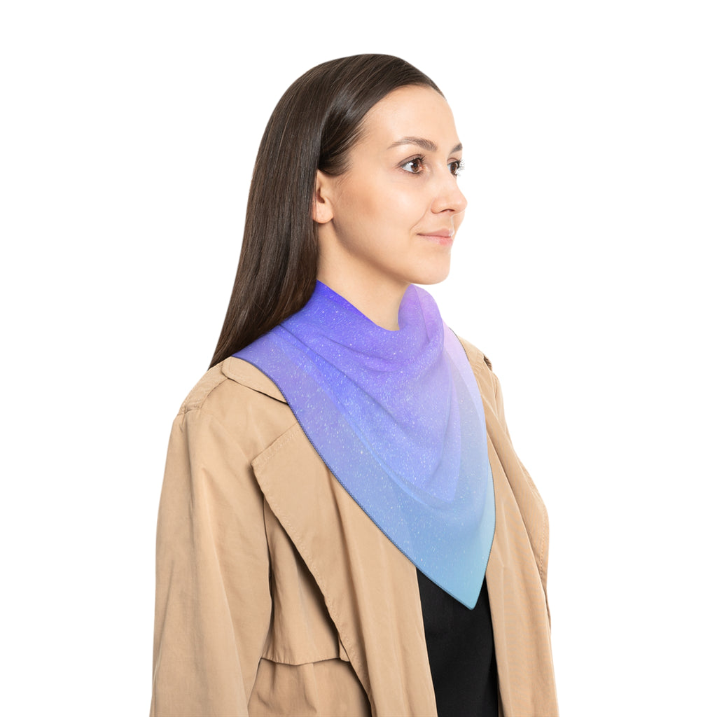 Starfield Space Galaxy Scarf - Cosmic Purple Shawl