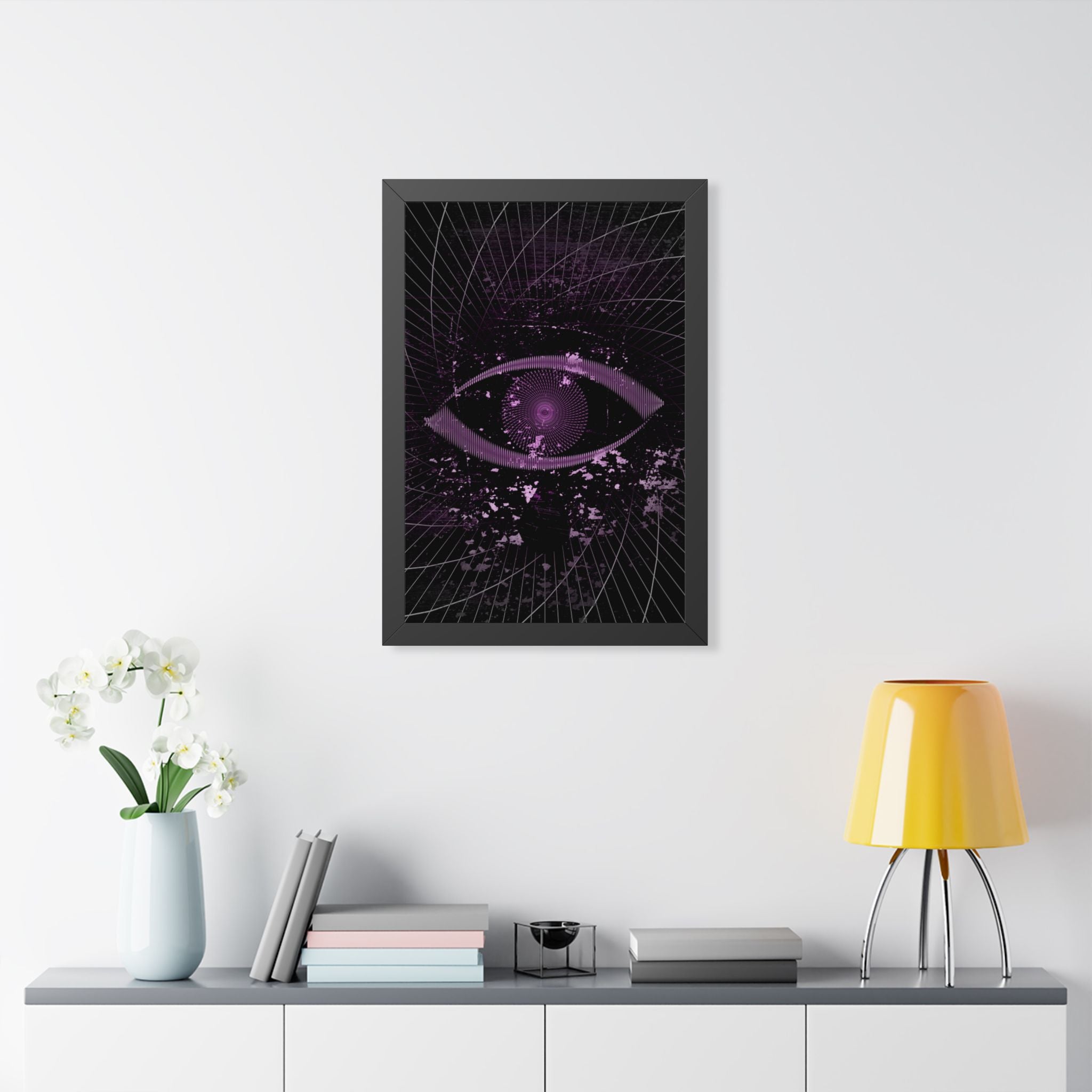 Eye of the Lost Framed Poster - Surreal Third-Eye Wall Art