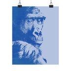 Educated Gorilla Poster - Abstract Primate Art Print