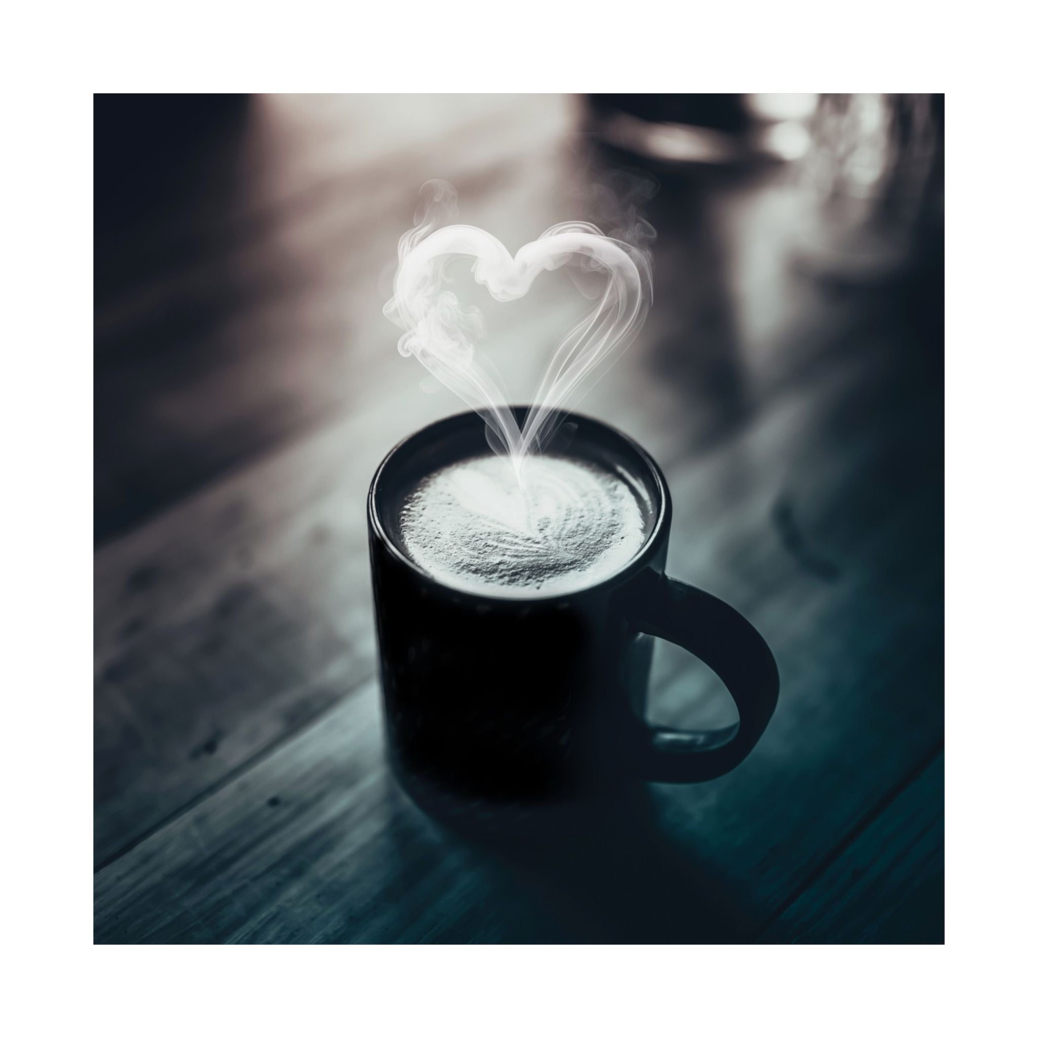 Coffee Love Poster Print - Cozy Cafe Aesthetic Art