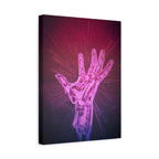 Hand of the Stars Canvas Wall Art - Celestial Cosmic Fantasy Decor
