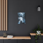 Frozen Forest Canvas Wall Art - Winter Wonderland Nature Decor