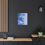 Educated Gorilla Canvas Wall Art - Abstract Modern Primate Decor