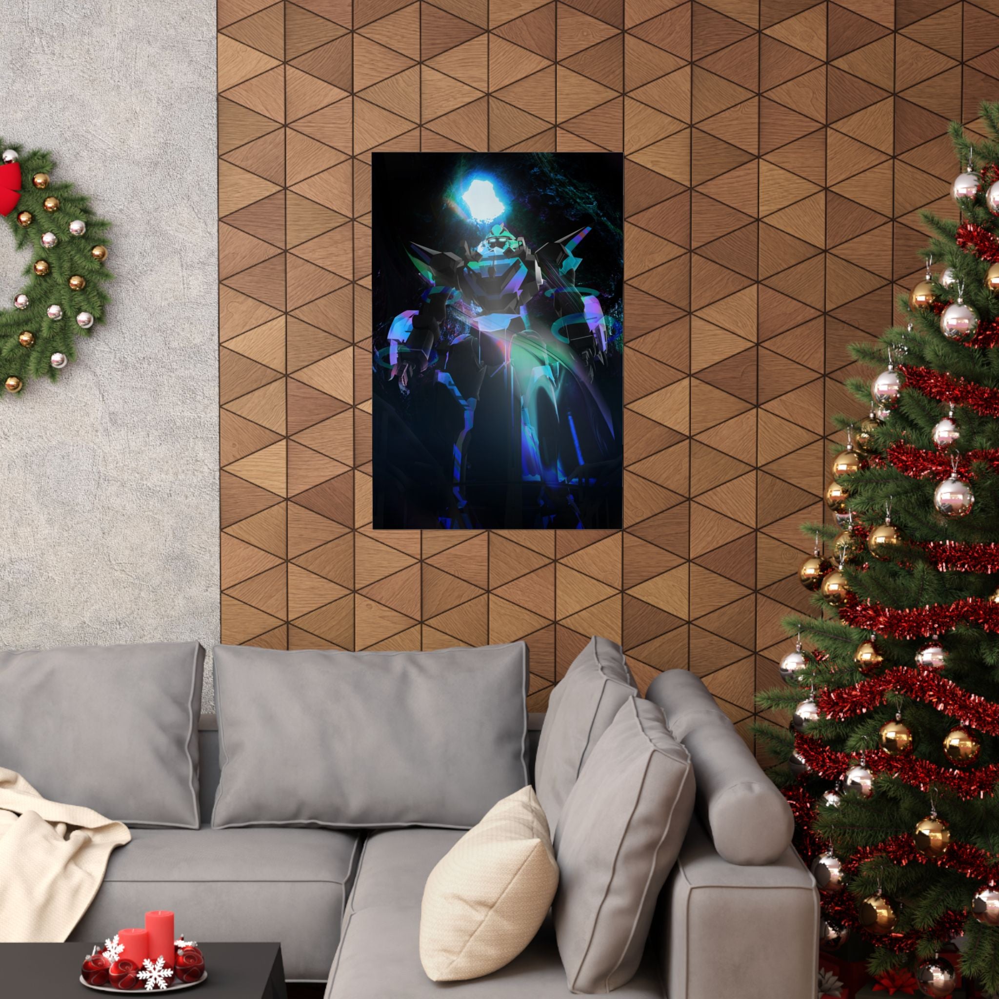Top Secret Mech Matte Vertical Poster | Vibrant Colors & Stunning Design | Perfect for Men, Kids, and Anime Fans