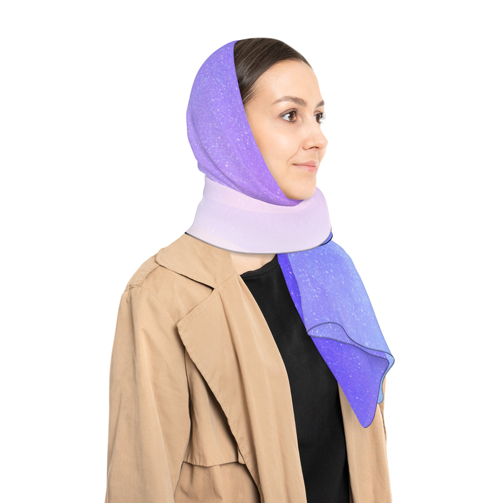 Starfield Space Galaxy Scarf - Cosmic Purple Shawl