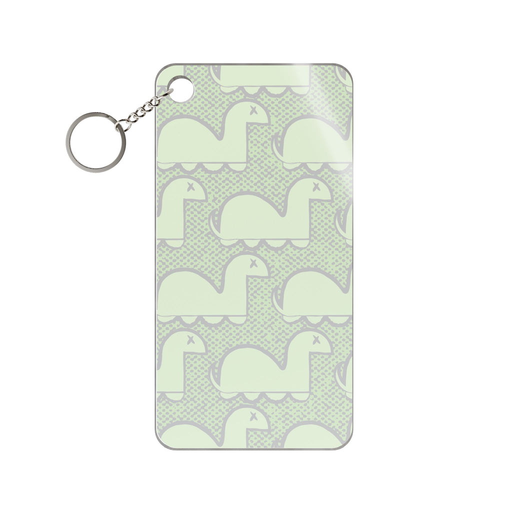 Dino Rampage Keychain - Dinosaur Art Acrylic Charm