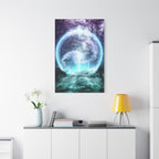 Lost Forest Magic Portal Canvas Wall Art - Mystical Fantasy Forest Decor