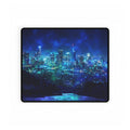 Cosmic Frosted City Galactic Skyline Gaming Desk Mat