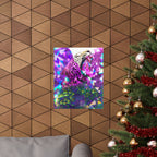 Trippy Cheetah Matte Poster Print