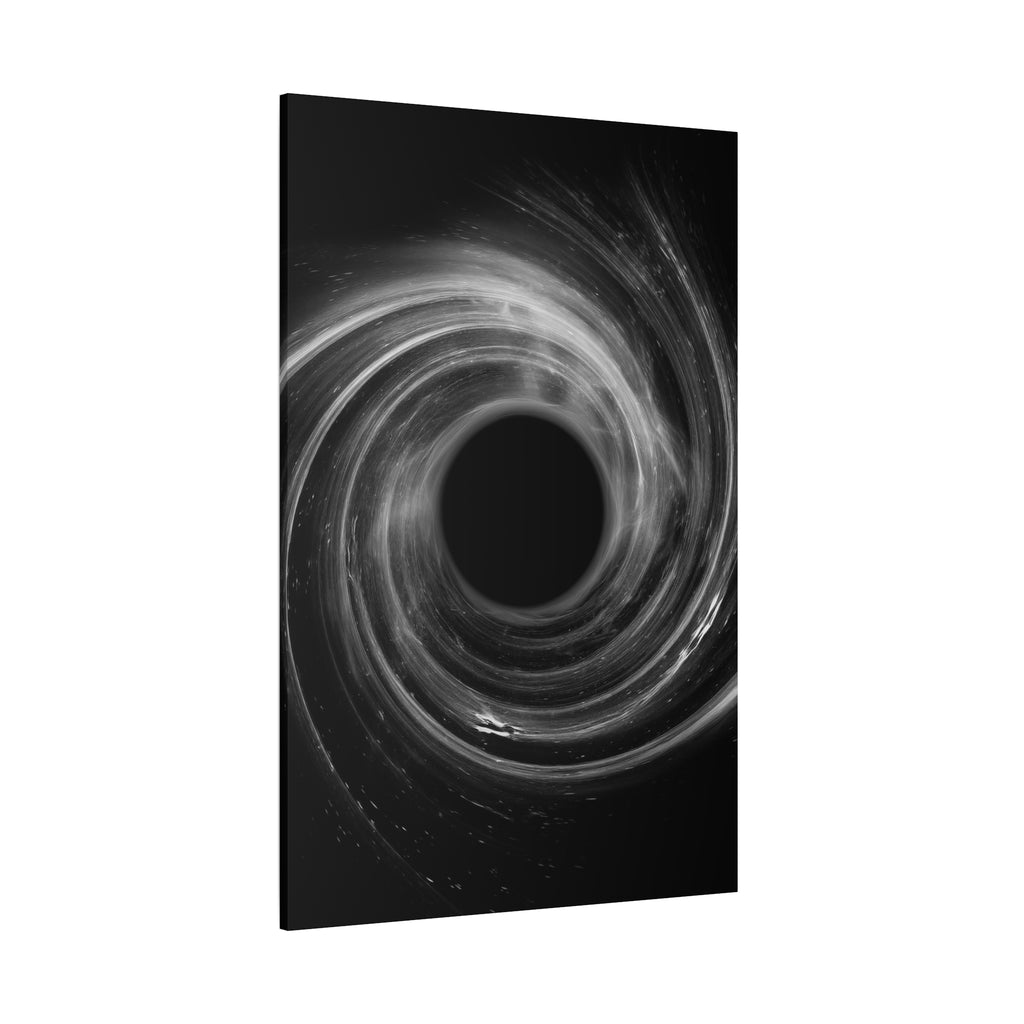 Black Hole Deep Space Canvas Art - Galaxy Vortex Wall Decor