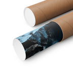 Winter Aurora Light - Torn Appart Matte Poster Print