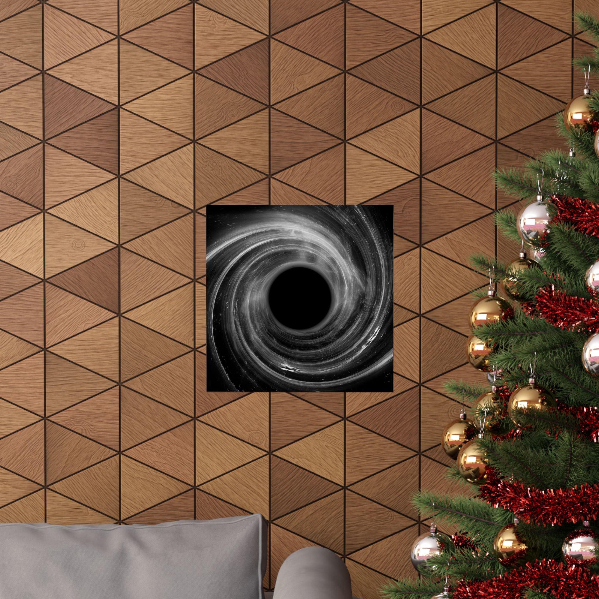 Black Hole Poster Print - Cosmic Deep Space Art