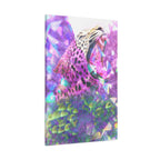 Vibrant Roaring Leopard Matte Canvas Wall Art