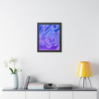 Liquid Metal Mist Pink Poster - Abstract Fluid Art Print