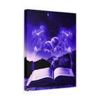 Magic Book Love Spell Canvas Wall Art - Witchy Fantasy Decor