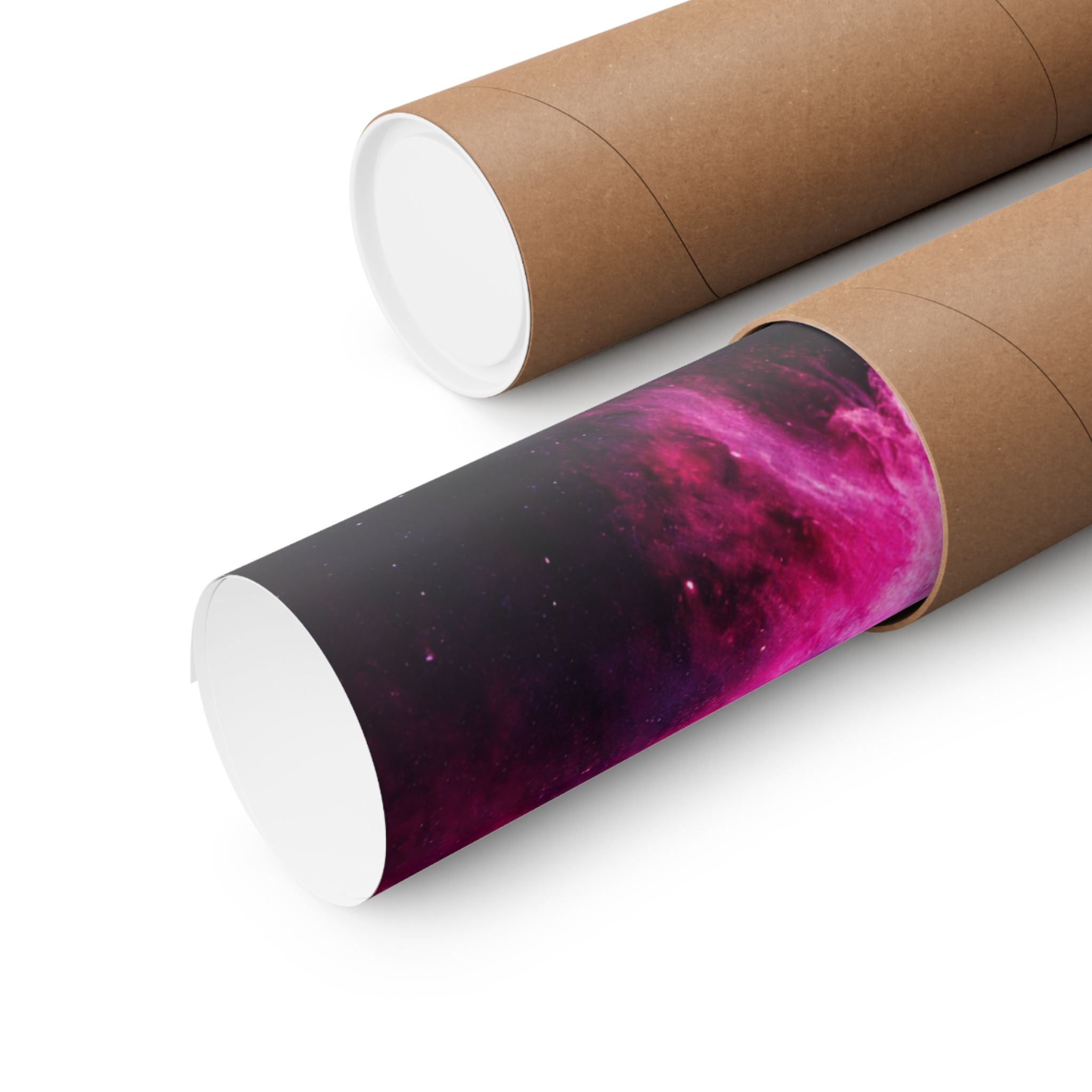 Light Nebula Poster Print - Cosmic Cloud Space Art