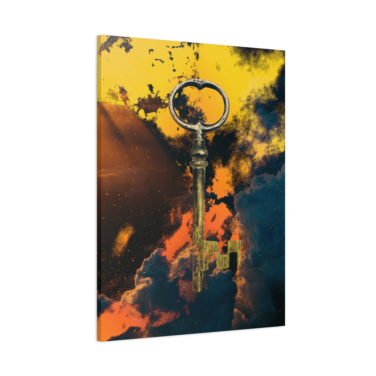 Key To The Kingdom Canvas Wall Art - Fantasy Mysterious Decor