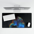 Stellar Castle Window Desk Mat - Galaxy Cosmos Mouse Pad