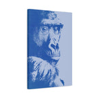 Educated Gorilla Canvas Wall Art - Abstract Modern Primate Decor