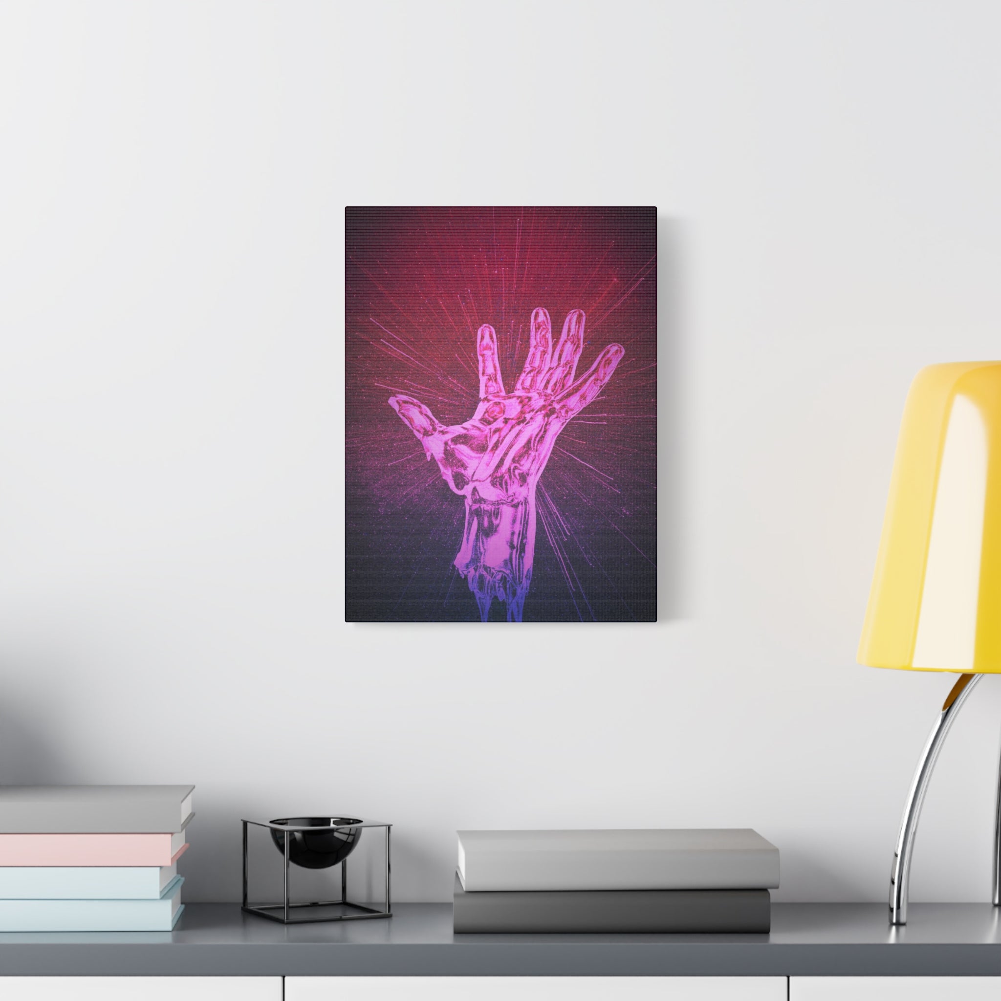 Hand of the Stars Canvas Wall Art - Celestial Cosmic Fantasy Decor
