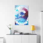 Geometry Portal Canvas Wall Art - Abstract Geometric Sci-Fi Decor