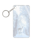 Cosmic Deer Keychain - Celestial Animal Acrylic Charm